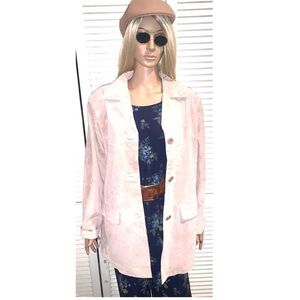 Jessica Holbrook Suede oversized blazer jacket New with tags dead-stock Medium